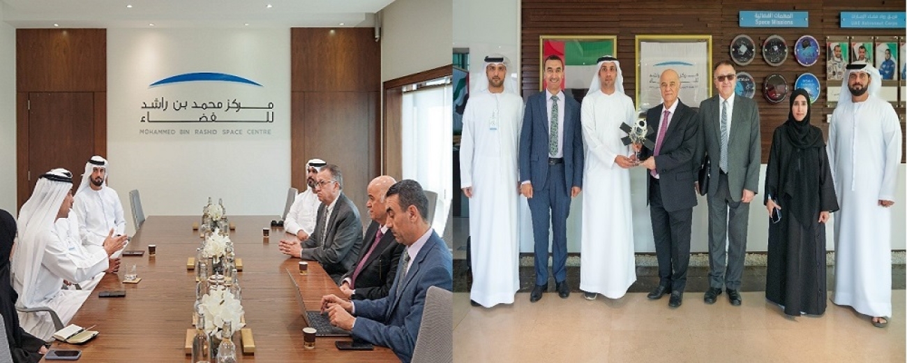 Prof. Hamid Al-Naimiy Visits MBRSC