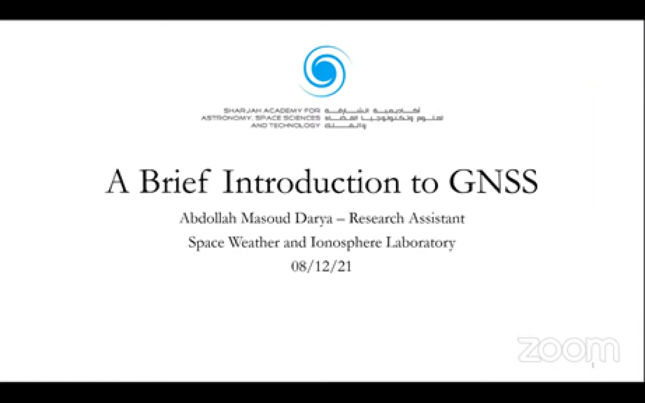 SAASST Lecture - A Brief Introduction to GNSS by Mr. Abdullah Masud