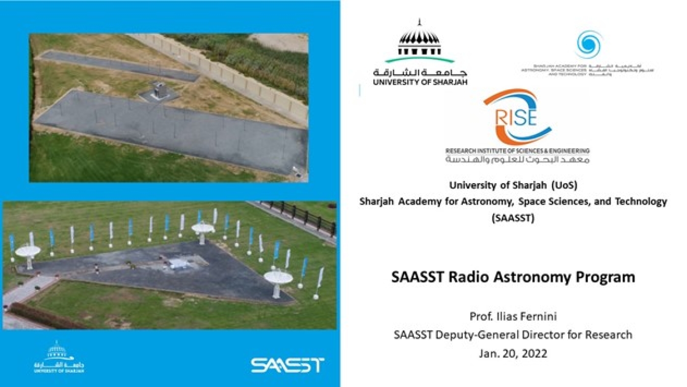 SAASST Radio Astronomy Program RISE Seminar